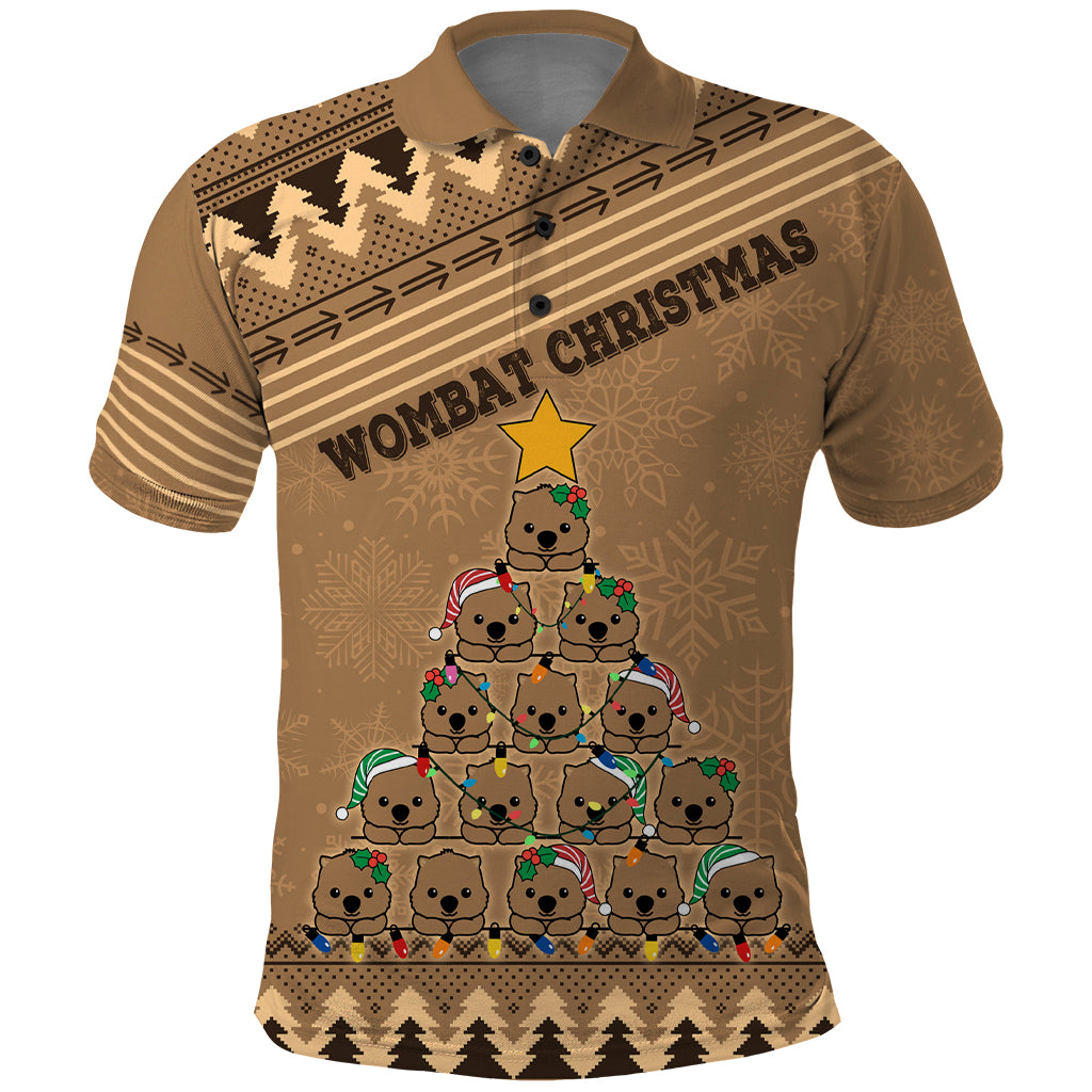 wombat-christmas-tree-polo-shirt-australia-merry-xmas-simple-style