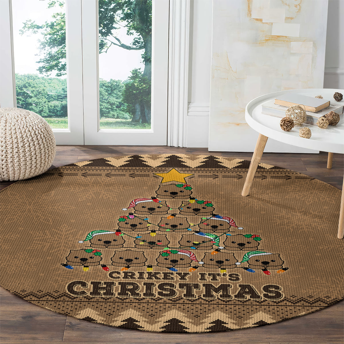 wombat-christmas-tree-round-carpet-australia-merry-xmas-simple-style