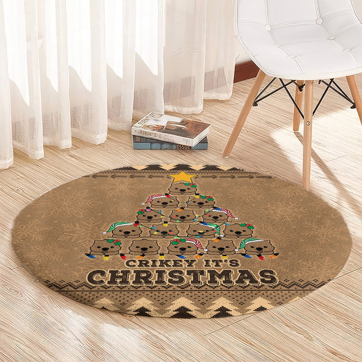 wombat-christmas-tree-round-carpet-australia-merry-xmas-simple-style