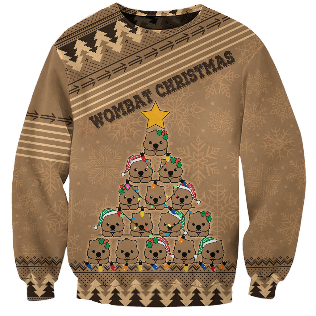 wombat-christmas-tree-sweatshirt-australia-merry-xmas-simple-style