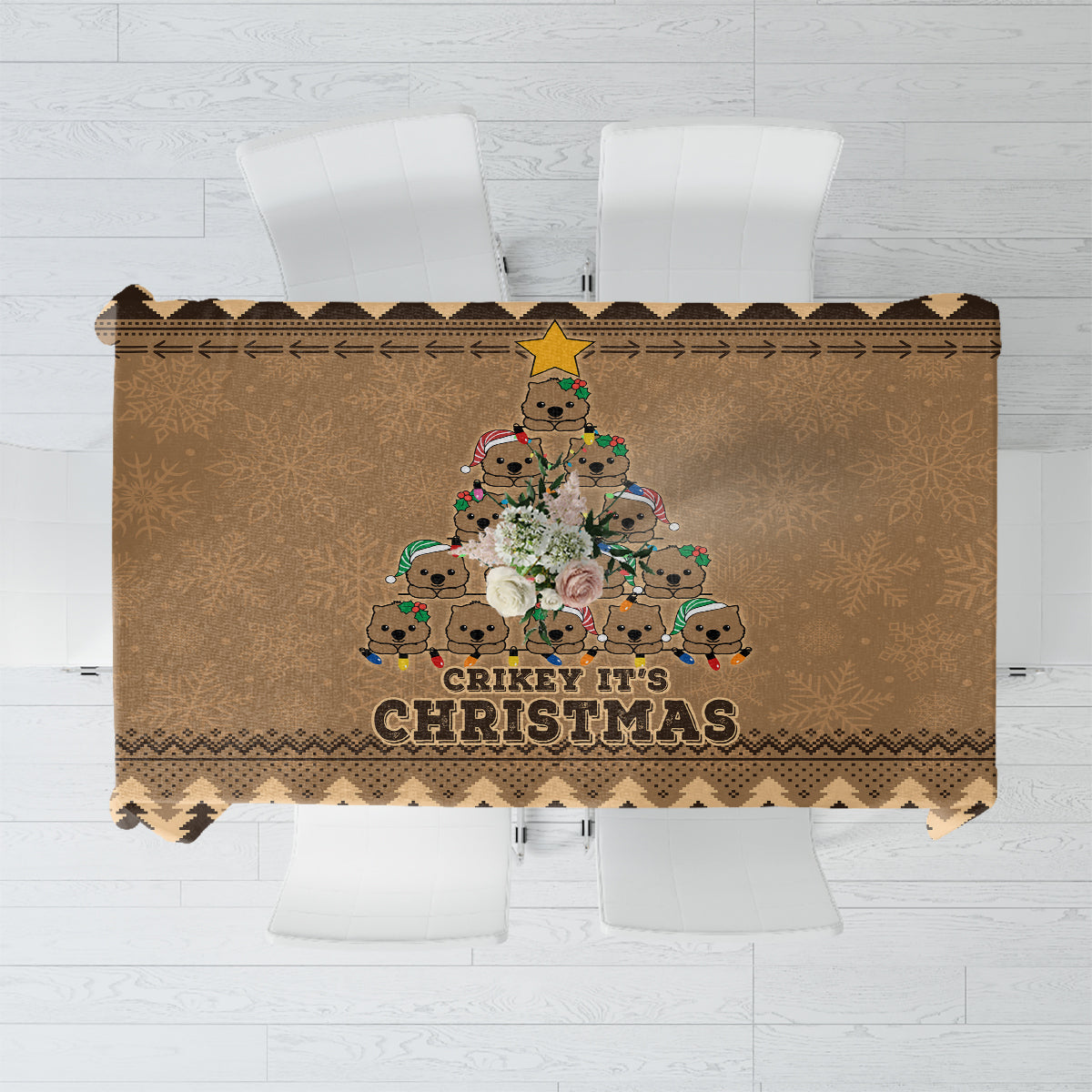 wombat-christmas-tree-tablecloth-australia-merry-xmas-simple-style