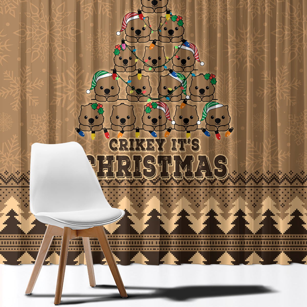 wombat-christmas-tree-window-curtain-australia-merry-xmas-simple-style