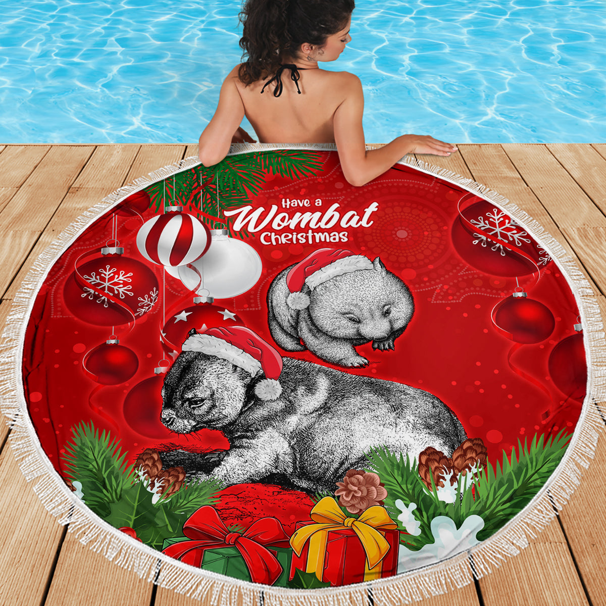 wombat-lover-beach-blanket-australia-merry-christmas-aboriginal