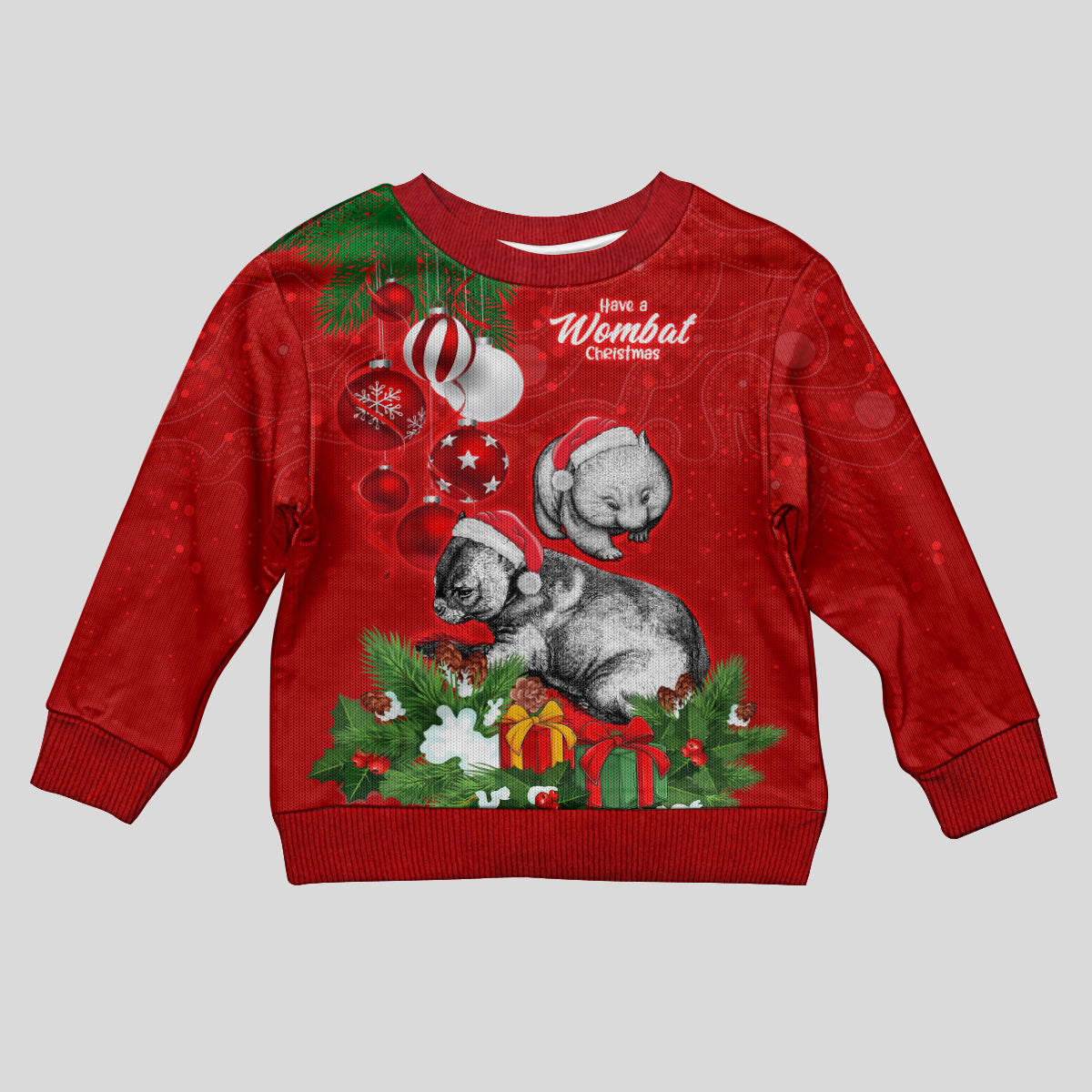 wombat-lover-kid-ugly-christmas-sweater-australia-merry-christmas-aboriginal