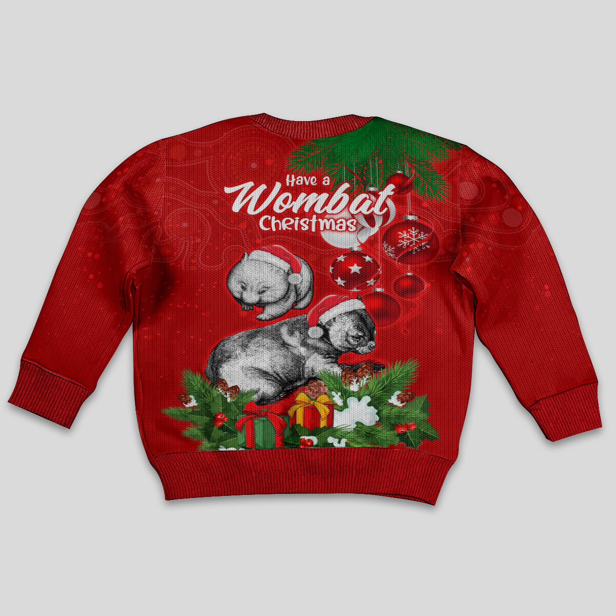 wombat-lover-kid-ugly-christmas-sweater-australia-merry-christmas-aboriginal