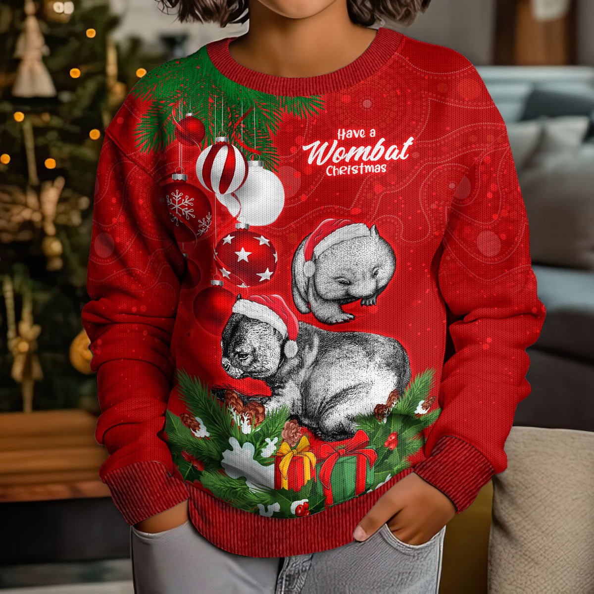 wombat-lover-kid-ugly-christmas-sweater-australia-merry-christmas-aboriginal