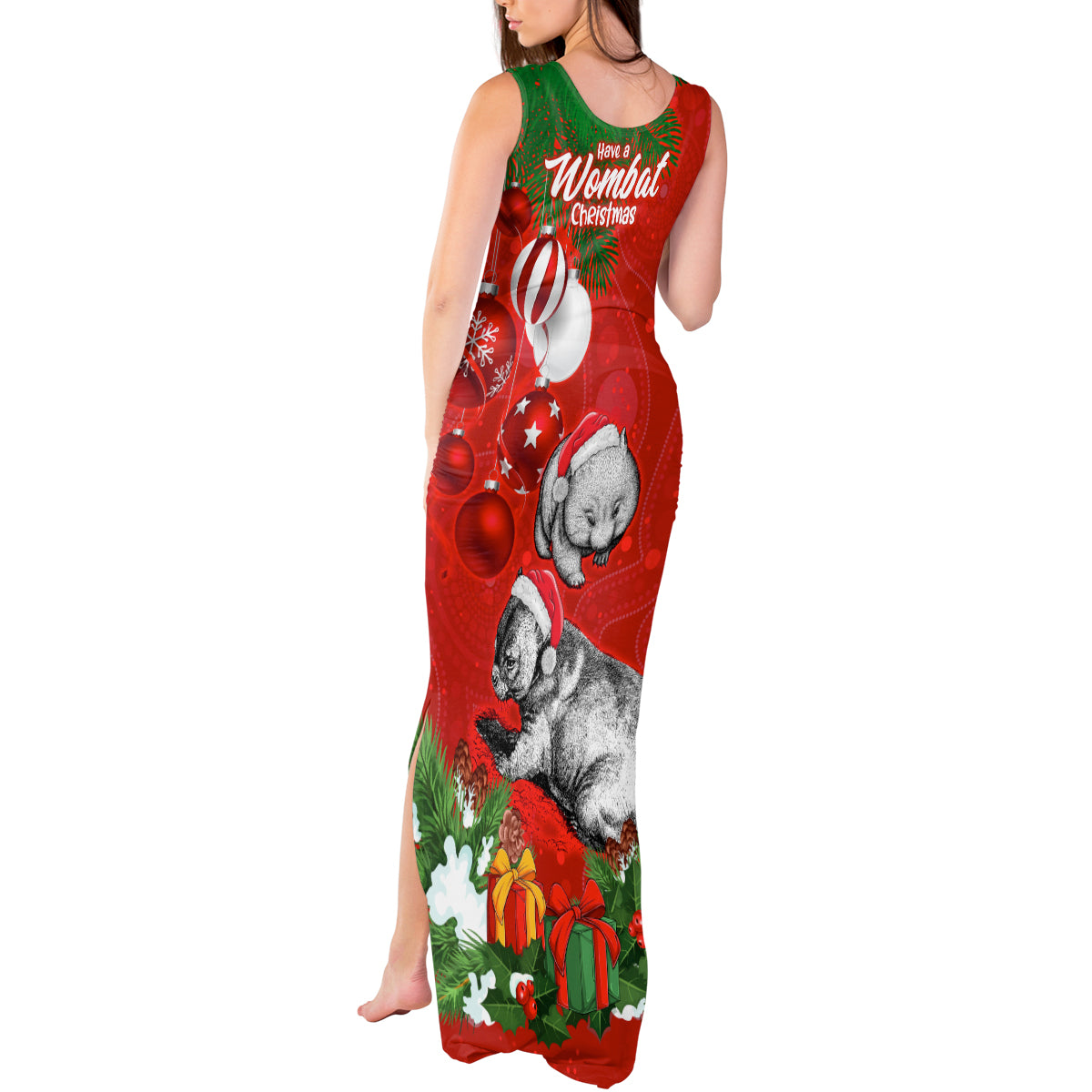 wombat-lover-tank-maxi-dress-australia-merry-christmas-aboriginal