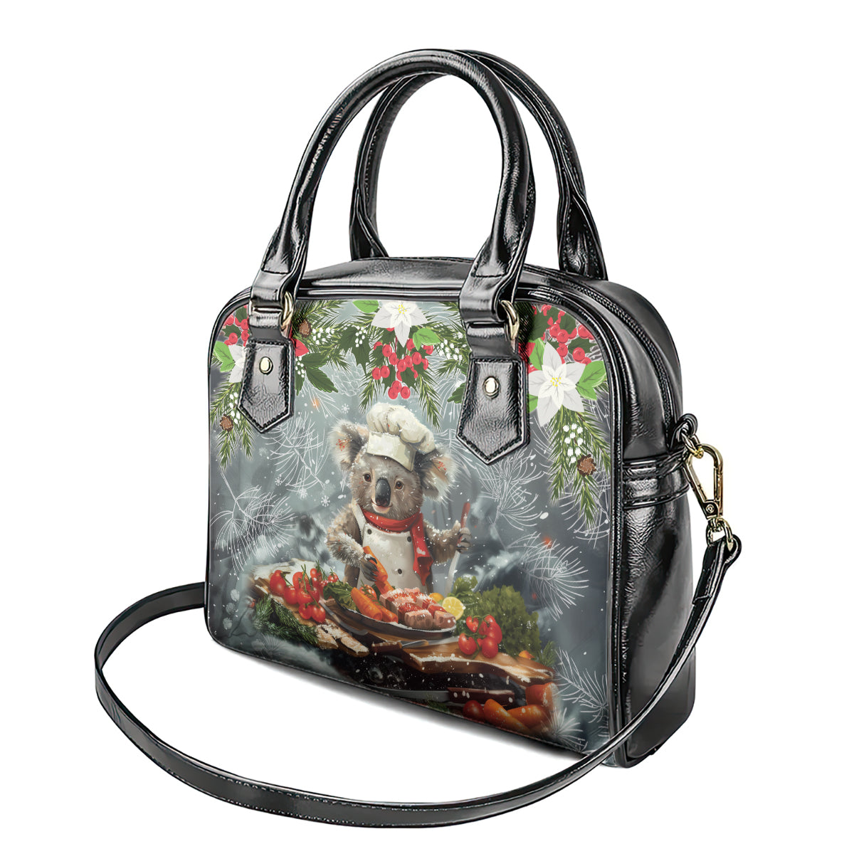 Koala Chef Christmas in July Shoulder Handbag