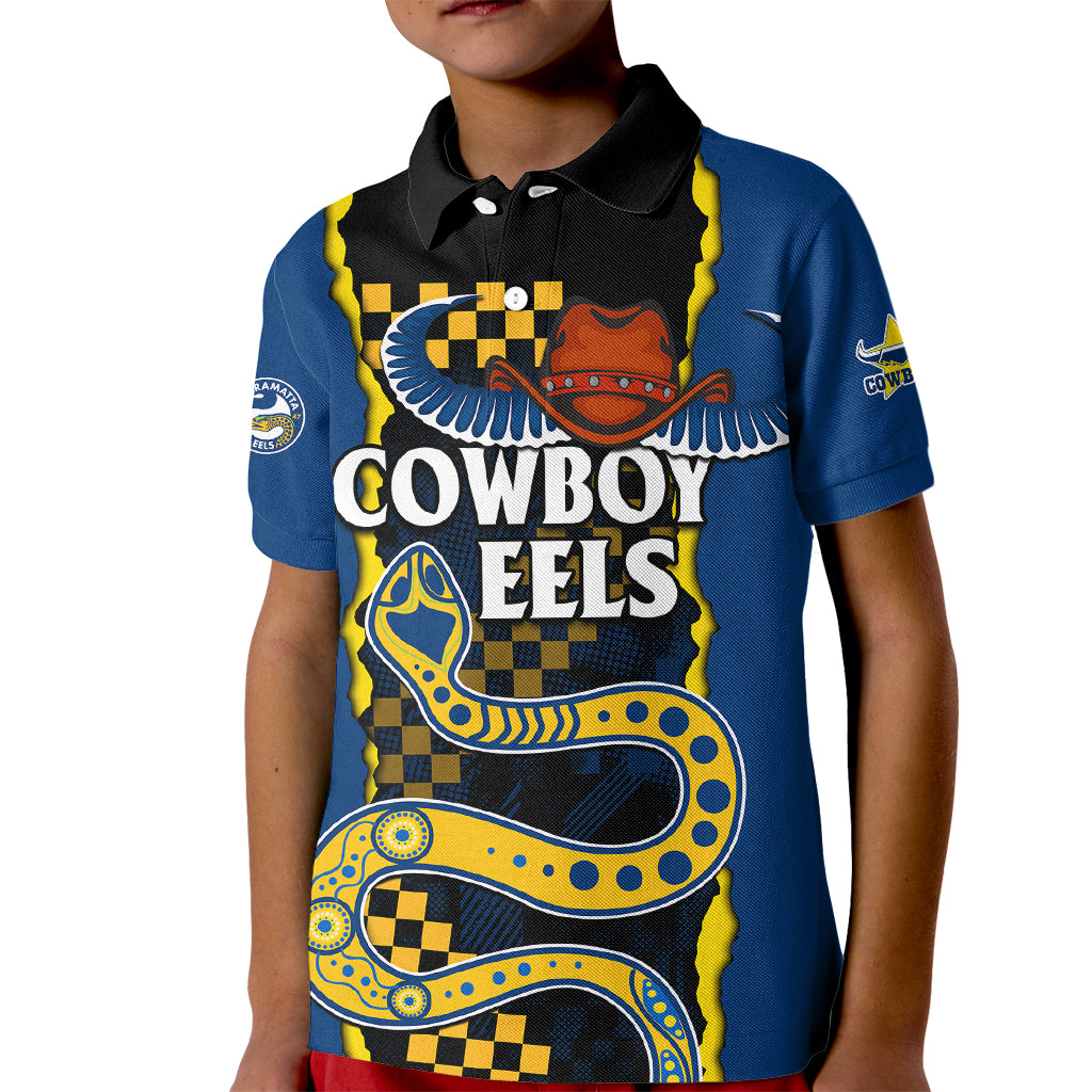 nrl-combine-cowboys-and-parra-eels-kid-polo-shirt-sporty-style