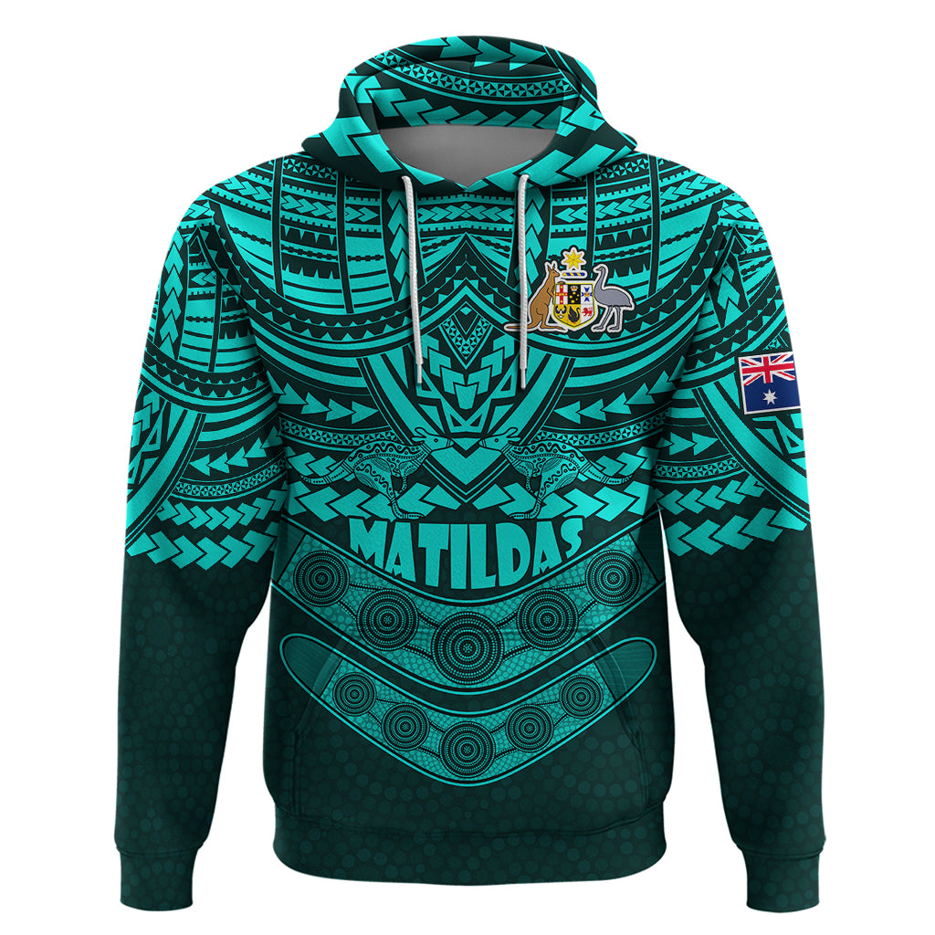 matildas-soccer-hoodie-polynesian-and-aboriginal-turquoise-vibe