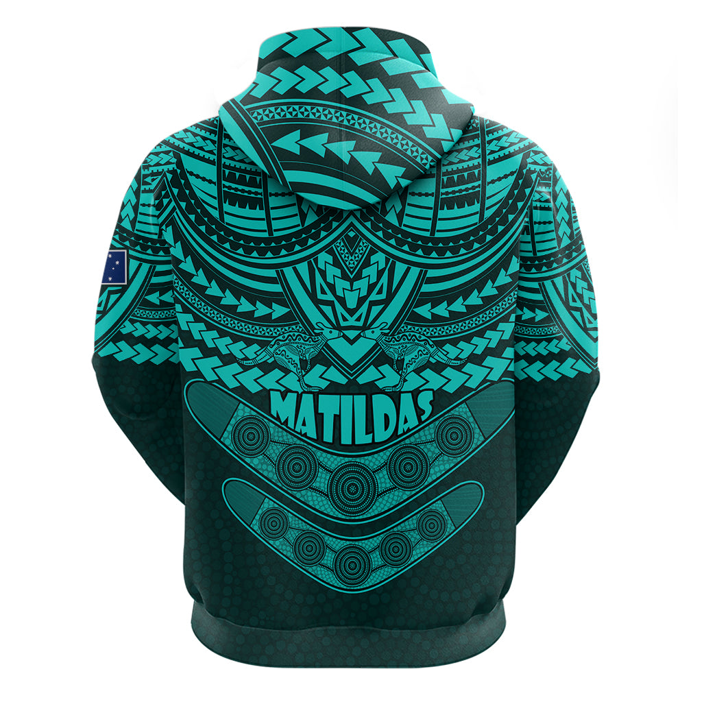 matildas-soccer-hoodie-polynesian-and-aboriginal-turquoise-vibe