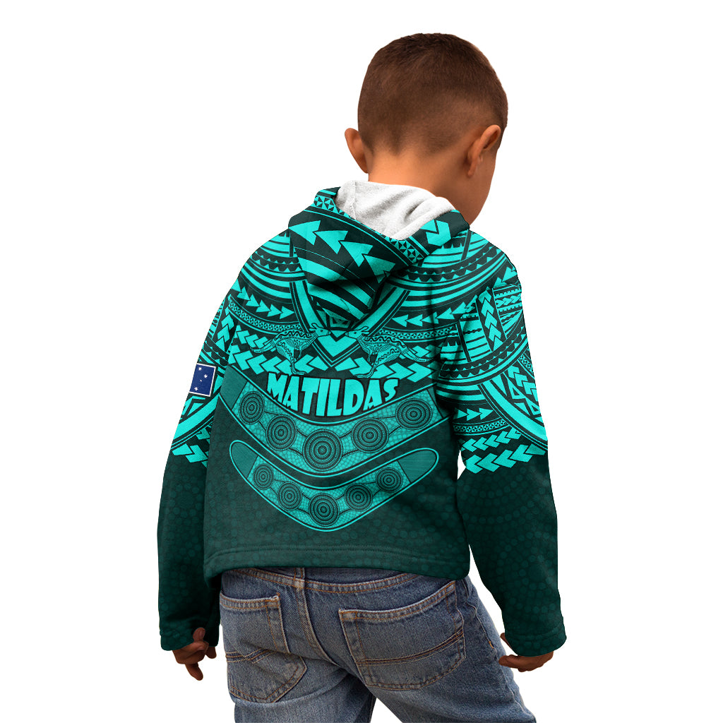 matildas-soccer-kid-hoodie-polynesian-and-aboriginal-turquoise-vibe