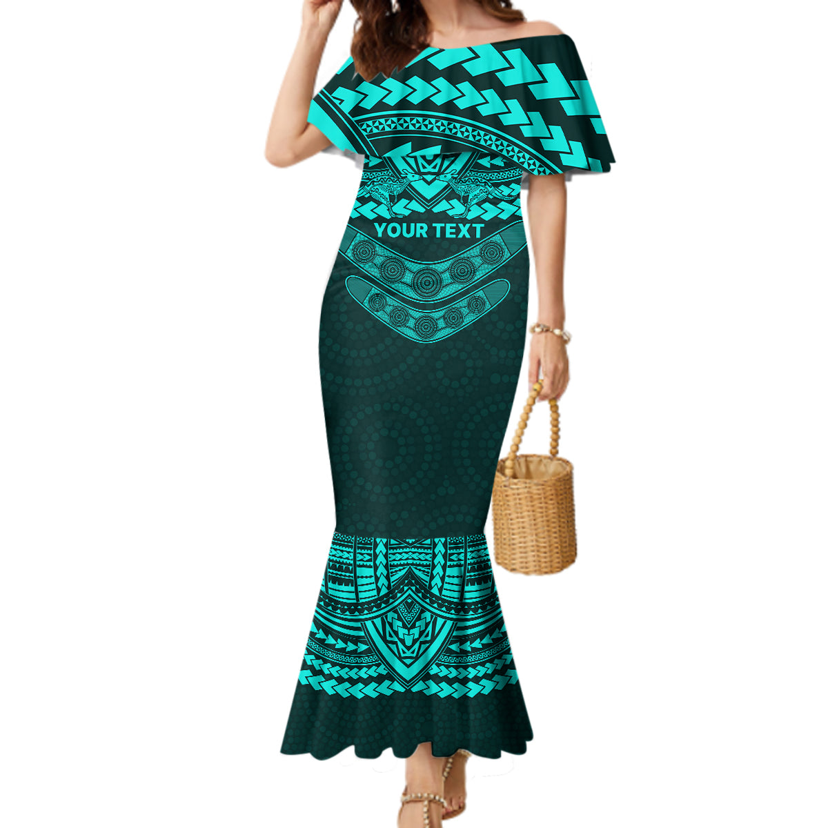 custom-matildas-soccer-mermaid-dress-polynesian-and-aboriginal-turquoise-vibe