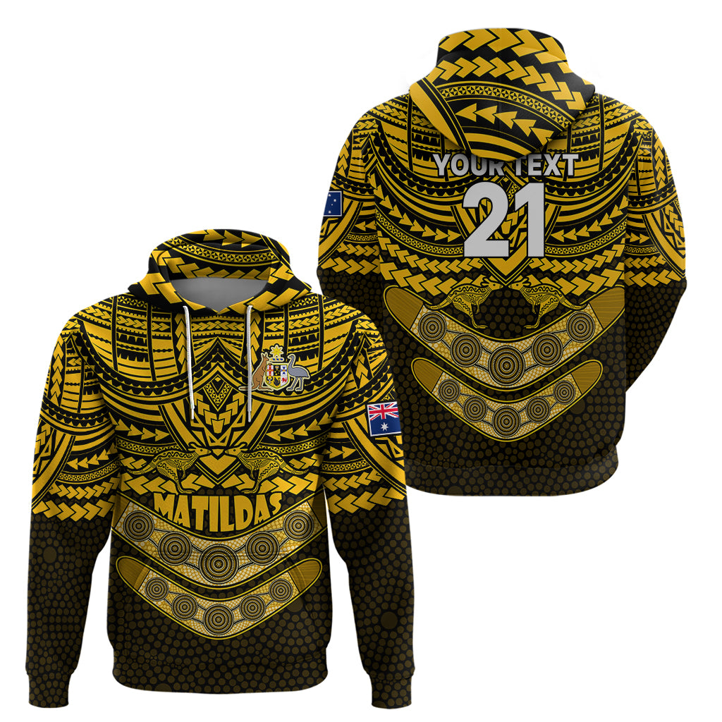 custom-matildas-soccer-hoodie-polynesian-and-aboriginal-gold-vibe