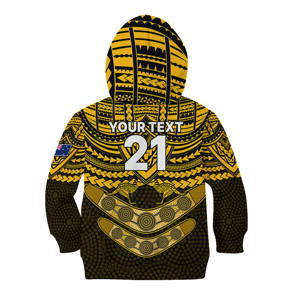 custom-matildas-soccer-kid-hoodie-polynesian-and-aboriginal-gold-vibe