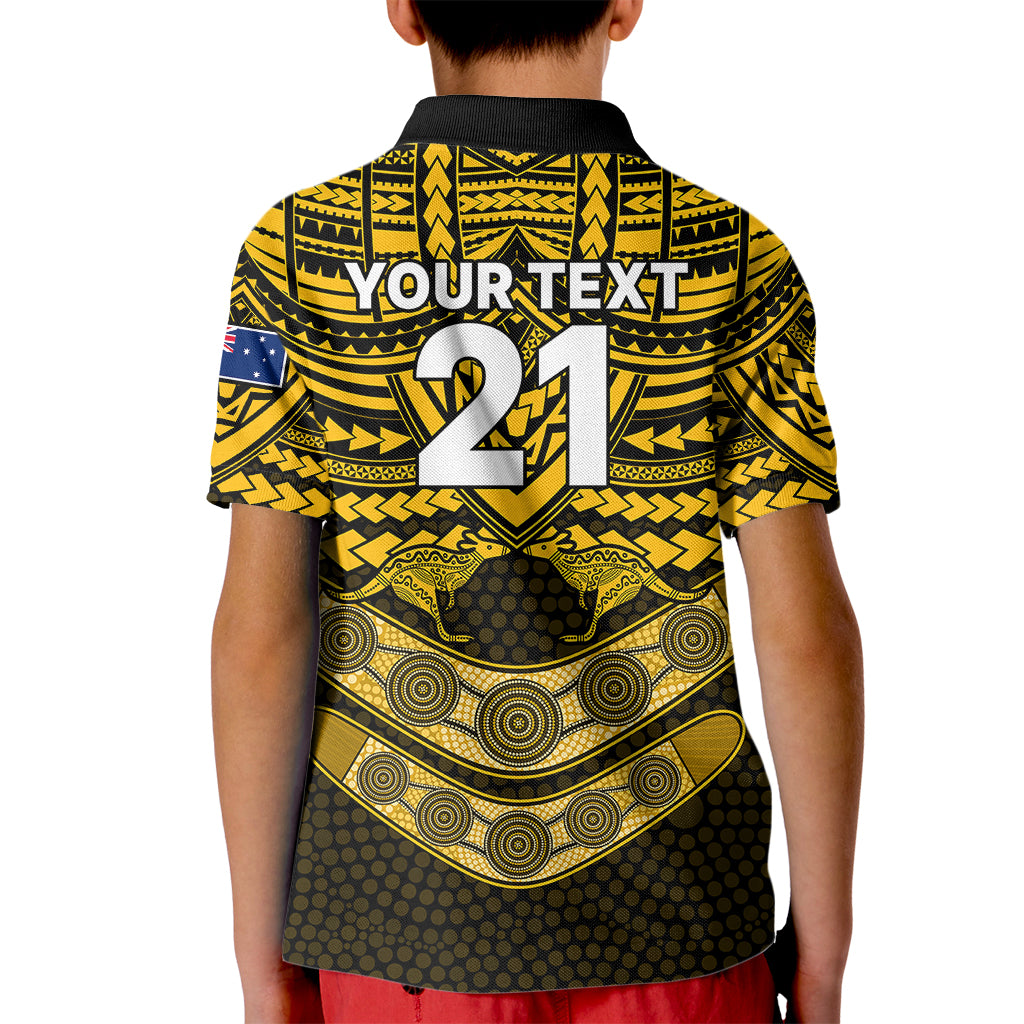 custom-matildas-soccer-kid-polo-shirt-polynesian-and-aboriginal-gold-vibe