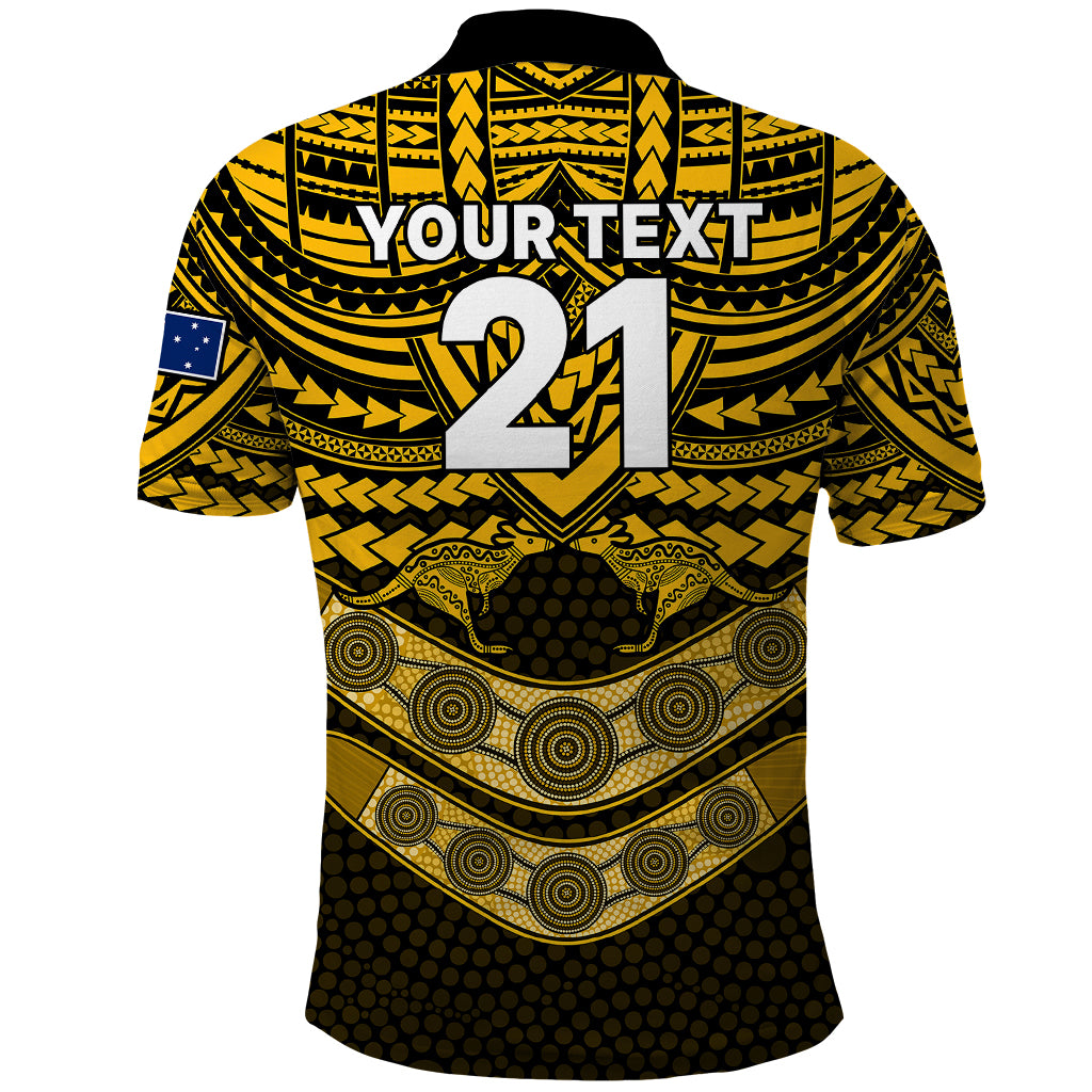 custom-matildas-soccer-polo-shirt-polynesian-and-aboriginal-gold-vibe