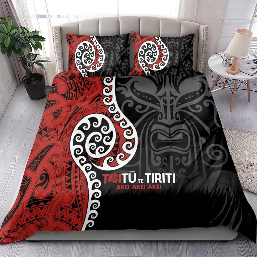 Honour The Treaty New Zealand Bedding Set Toitu Te Tiriti Ake!Ake!Ake!