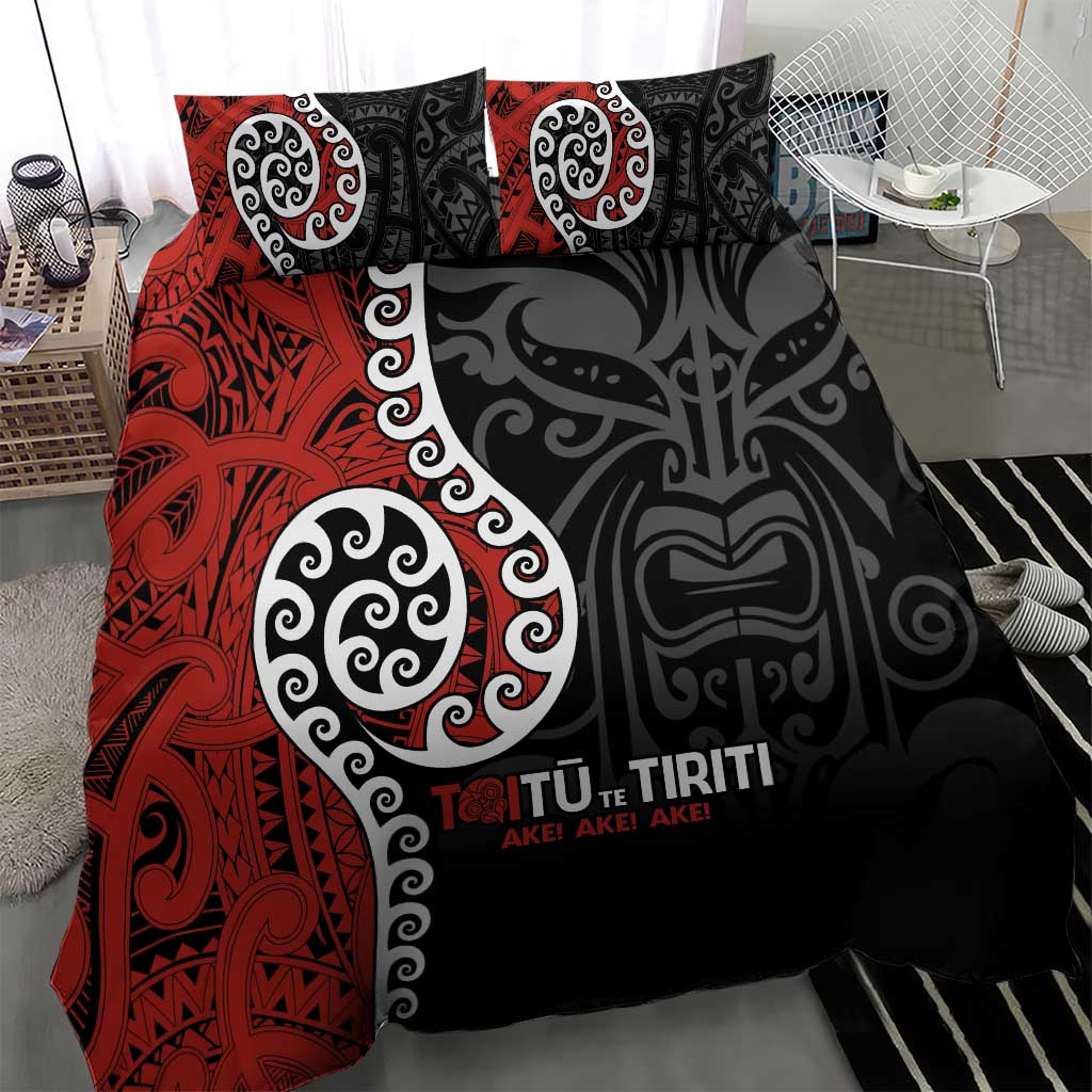 Honour The Treaty New Zealand Bedding Set Toitu Te Tiriti Ake!Ake!Ake!