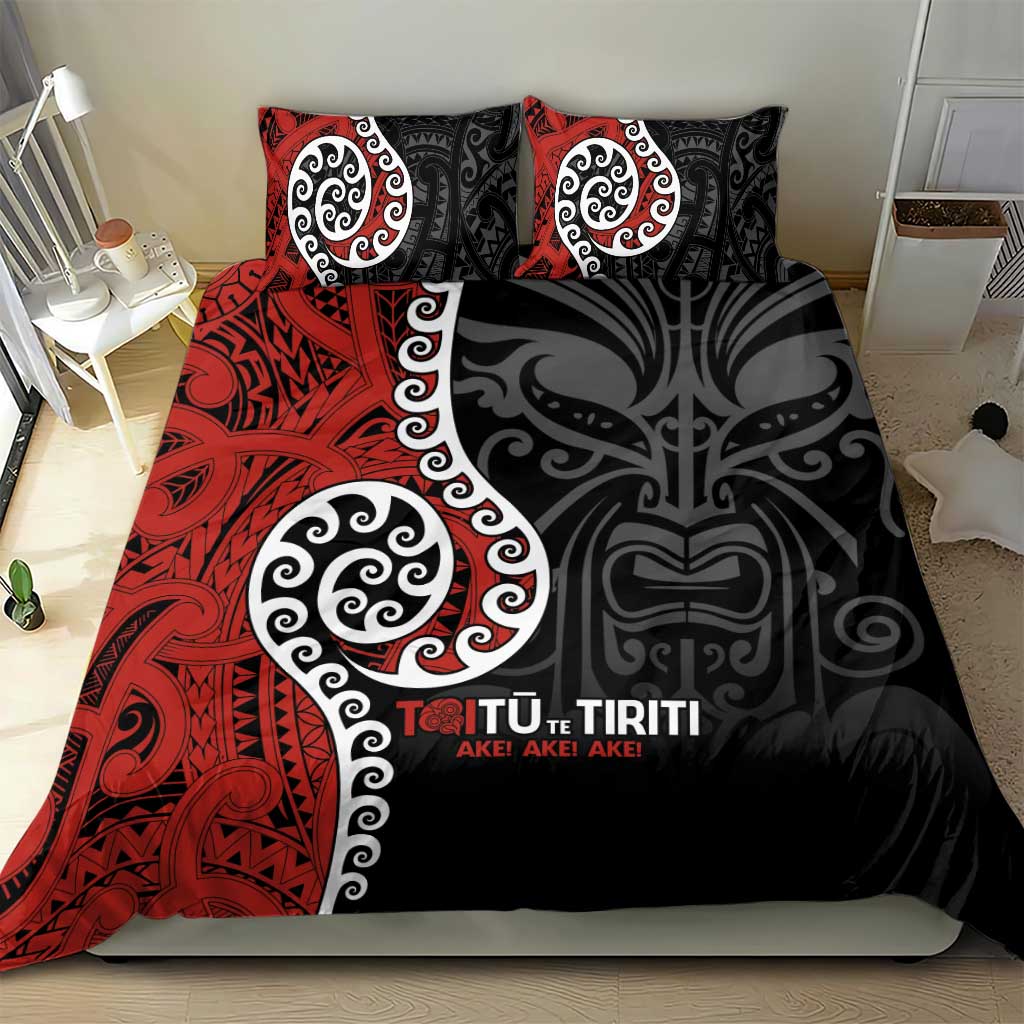 Honour The Treaty New Zealand Bedding Set Toitu Te Tiriti Ake!Ake!Ake!