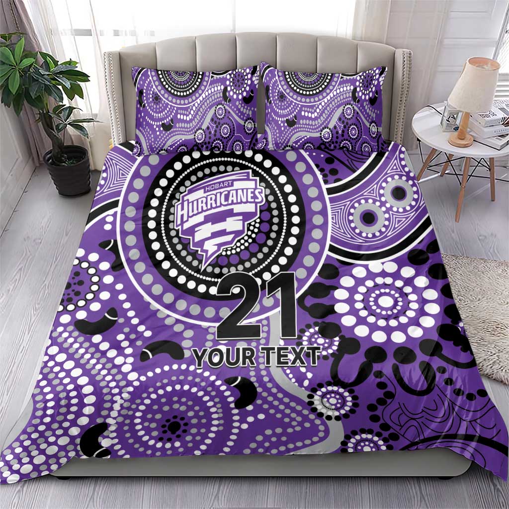 Hurricanes Cricket Custom Bedding Set Australian Aboriginal