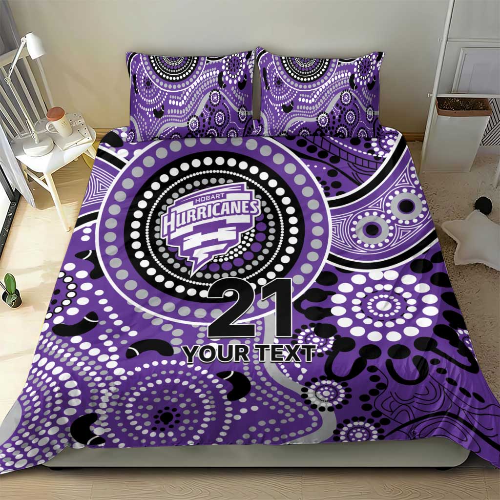 Hurricanes Cricket Custom Bedding Set Australian Aboriginal