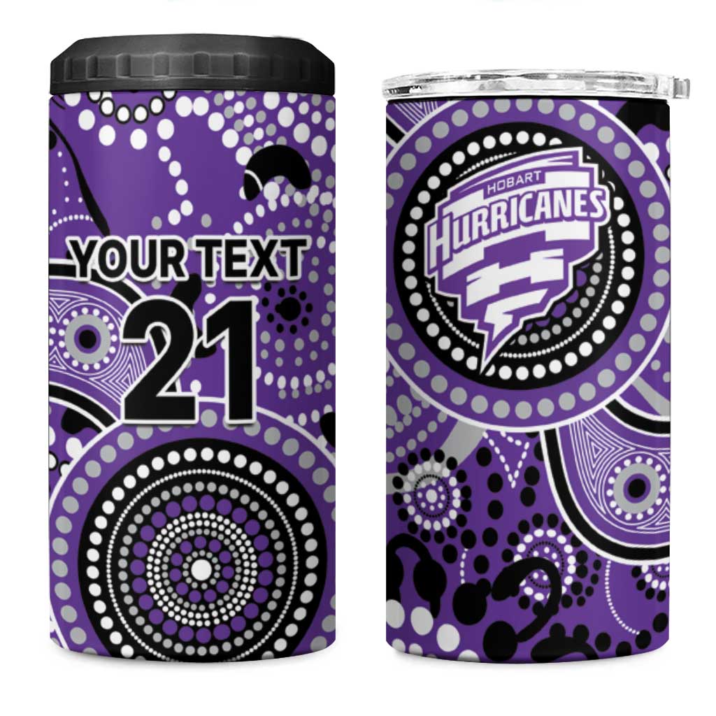 Hurricanes Cricket Custom 4 in 1 Can Cooler Tumbler Australian Aboriginal