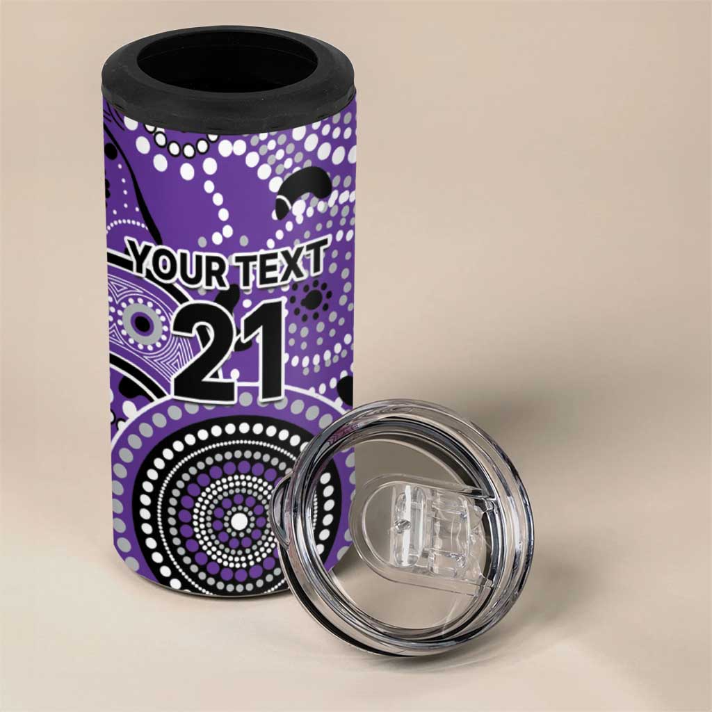 Hurricanes Cricket Custom 4 in 1 Can Cooler Tumbler Australian Aboriginal