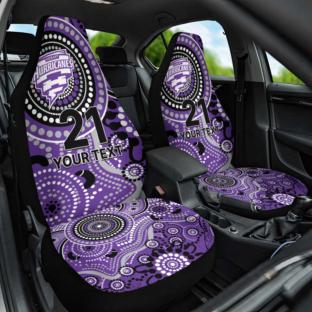 Hurricanes Cricket Custom Car Seat Cover Australian Aboriginal