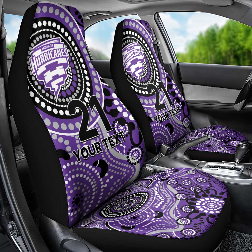 Hurricanes Cricket Custom Car Seat Cover Australian Aboriginal