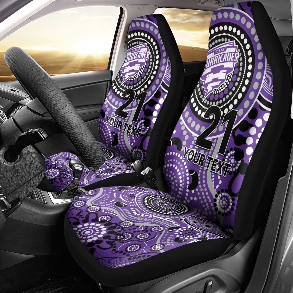 Hurricanes Cricket Custom Car Seat Cover Australian Aboriginal