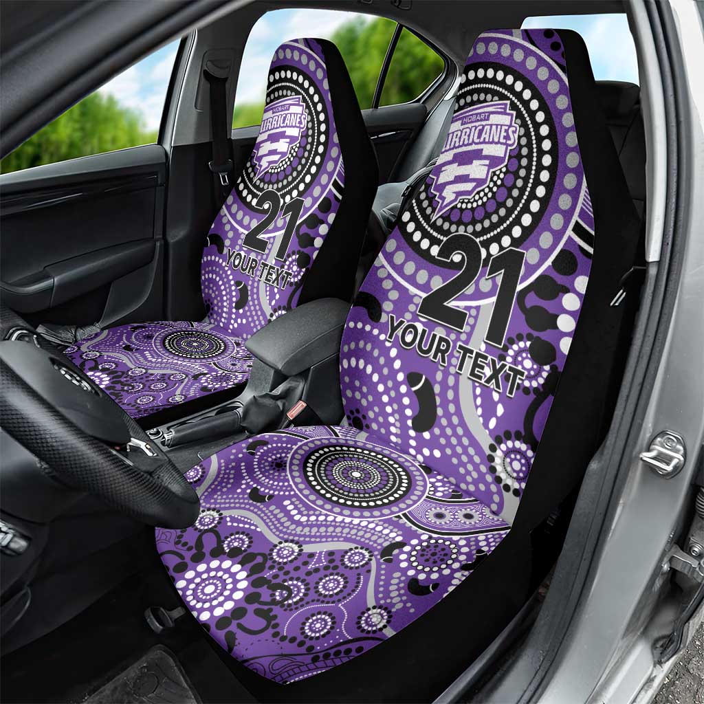 Hurricanes Cricket Custom Car Seat Cover Australian Aboriginal