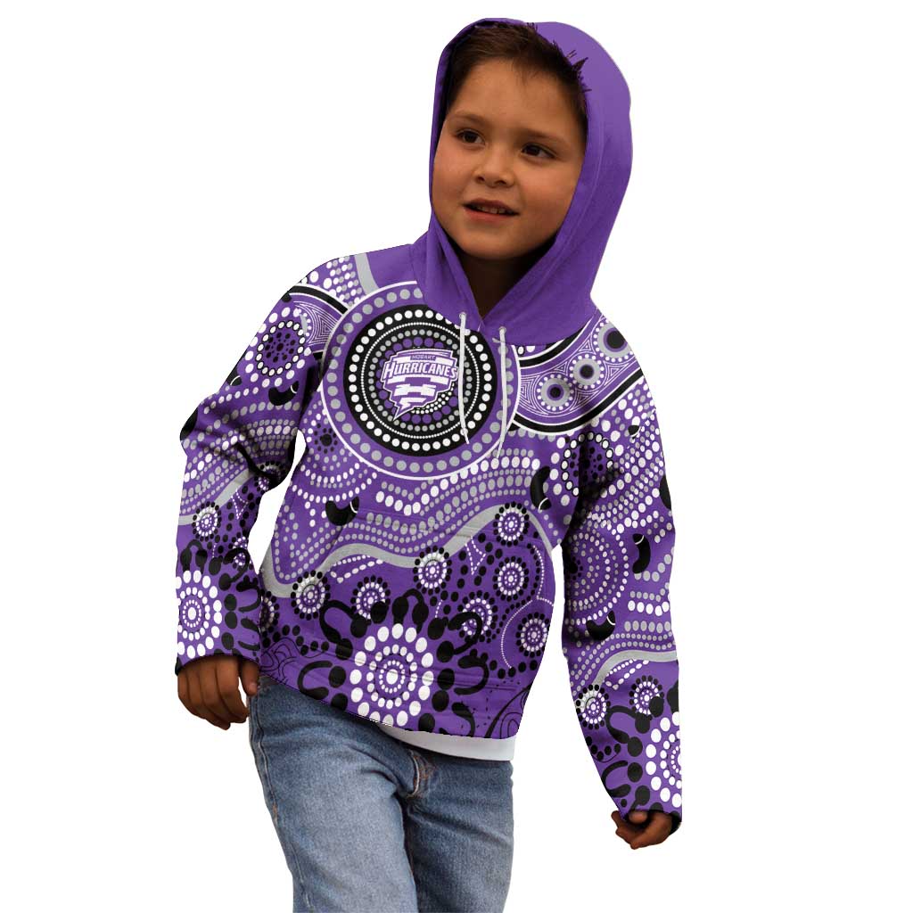 Hurricanes Cricket Custom Kid Hoodie Australian Aboriginal