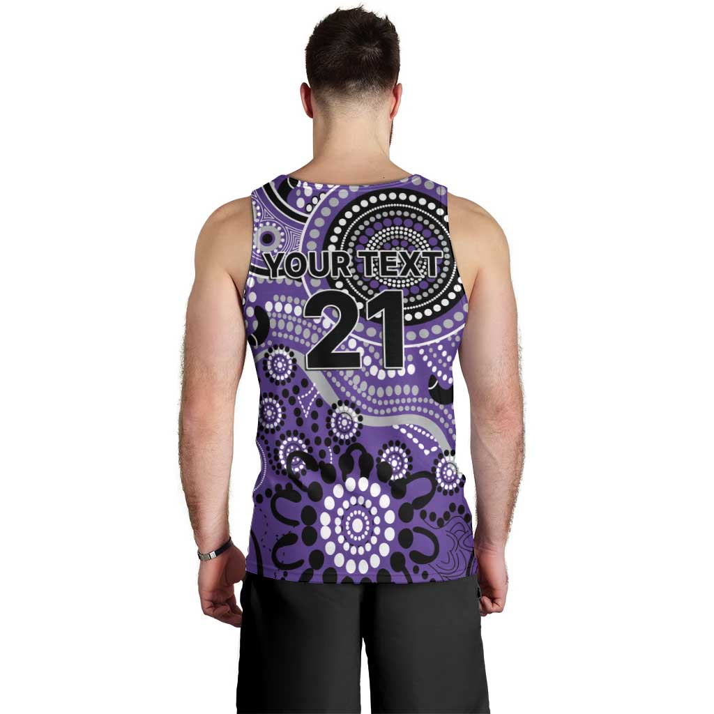 Hurricanes Cricket Custom Men Tank Top Australian Aboriginal