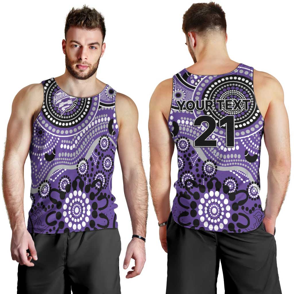 Hurricanes Cricket Custom Men Tank Top Australian Aboriginal