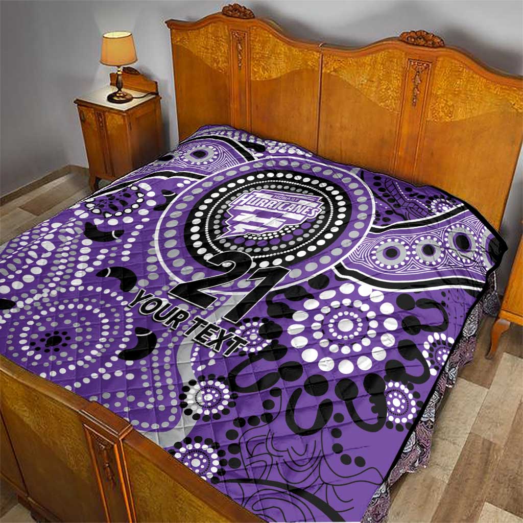 Hurricanes Cricket Custom Quilt Australian Aboriginal