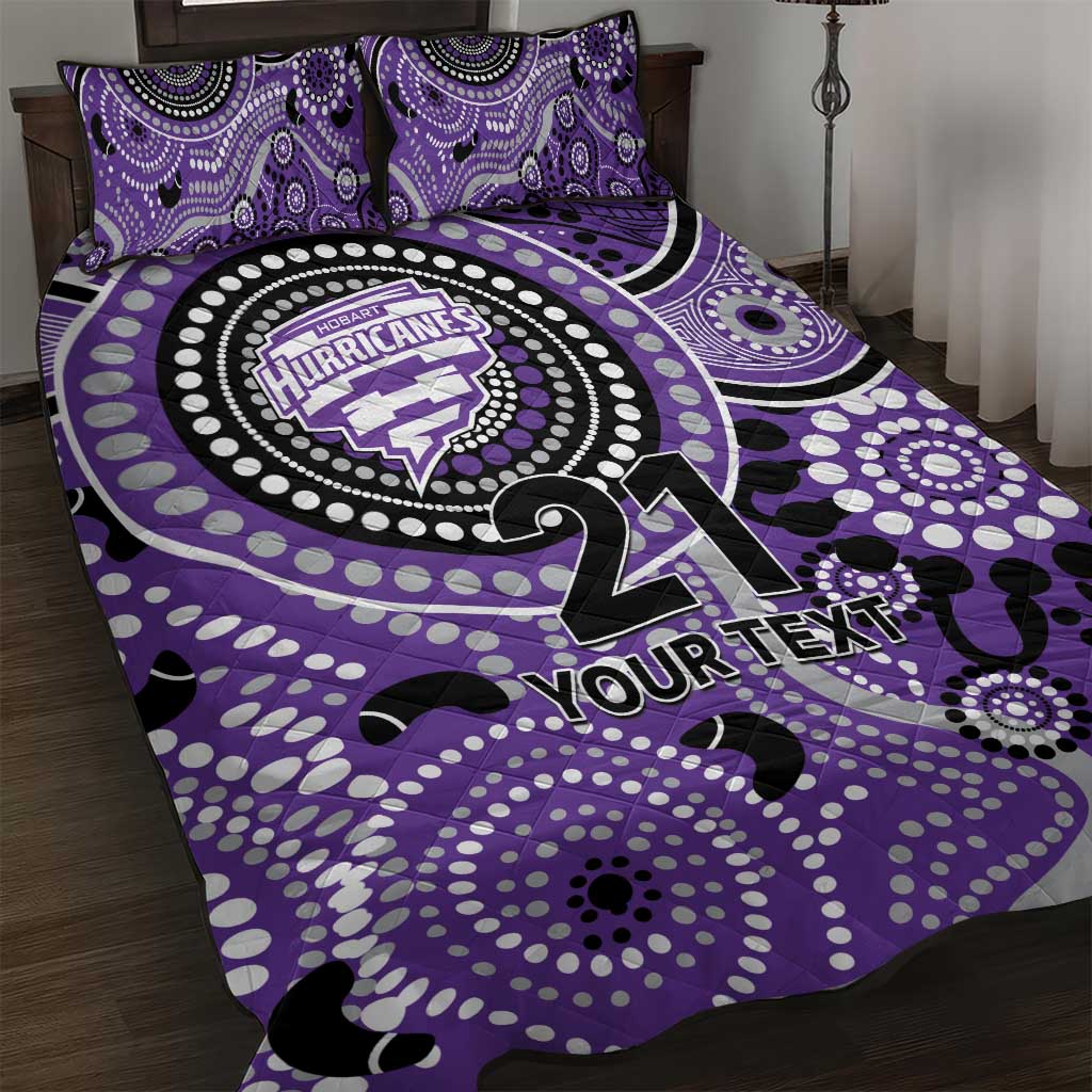 Hurricanes Cricket Custom Quilt Bed Set Australian Aboriginal