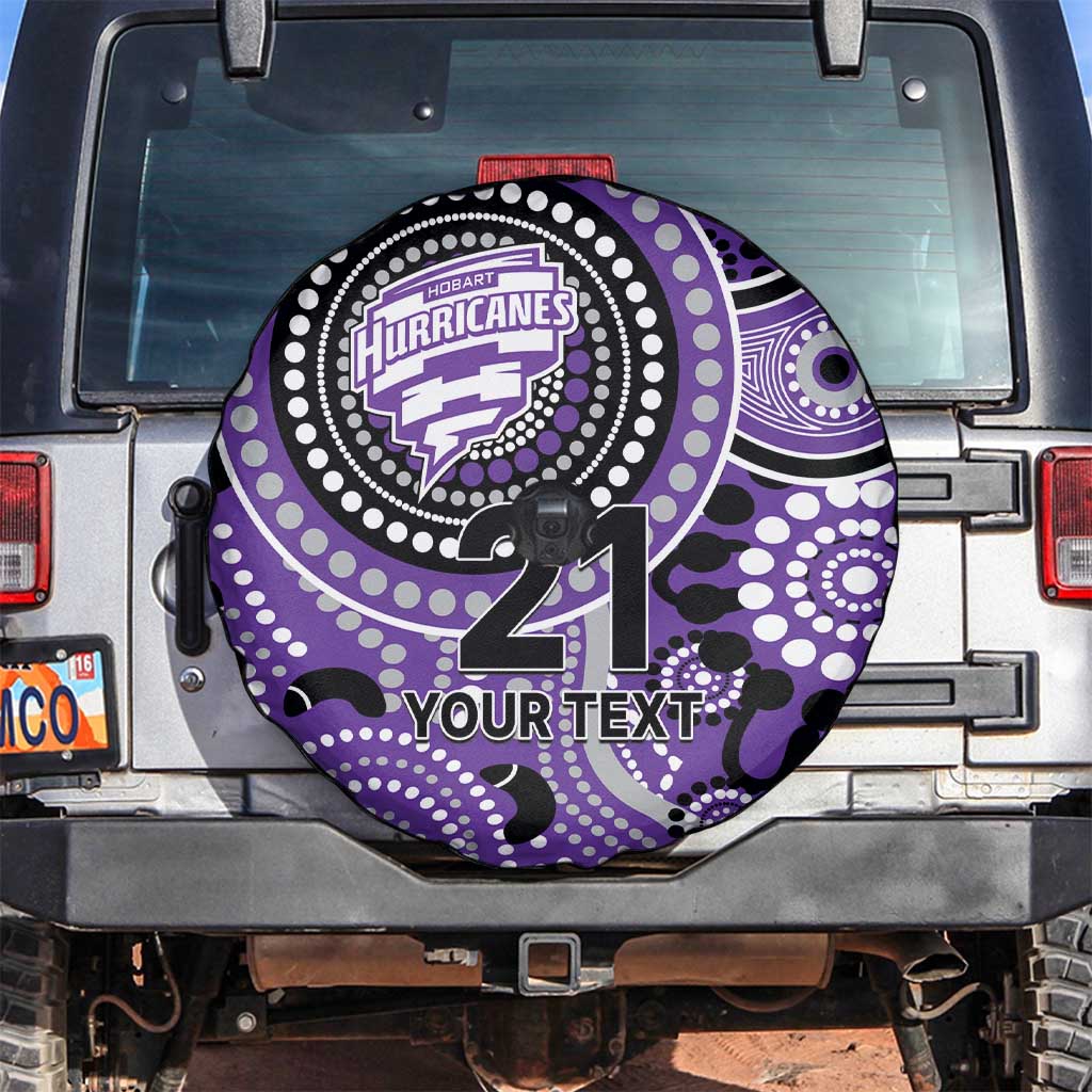 Hurricanes Cricket Custom Spare Tire Cover Australian Aboriginal