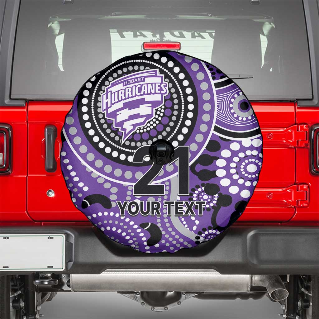 Hurricanes Cricket Custom Spare Tire Cover Australian Aboriginal