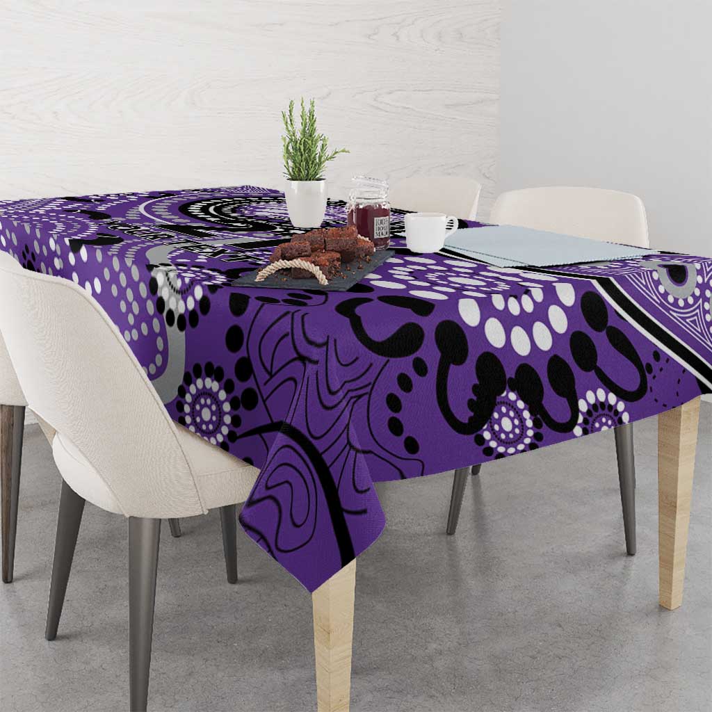 Hurricanes Cricket Custom Tablecloth Australian Aboriginal