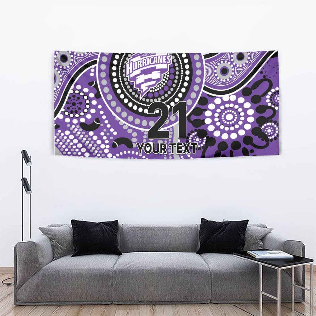 Hurricanes Cricket Custom Tapestry Australian Aboriginal