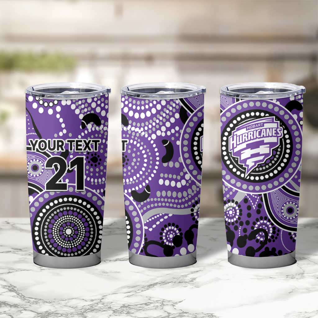 Hurricanes Cricket Custom Tumbler Cup Australian Aboriginal