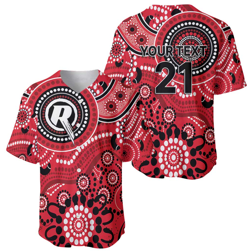 Renegades Cricket Custom Baseball Jersey Australian Aboriginal