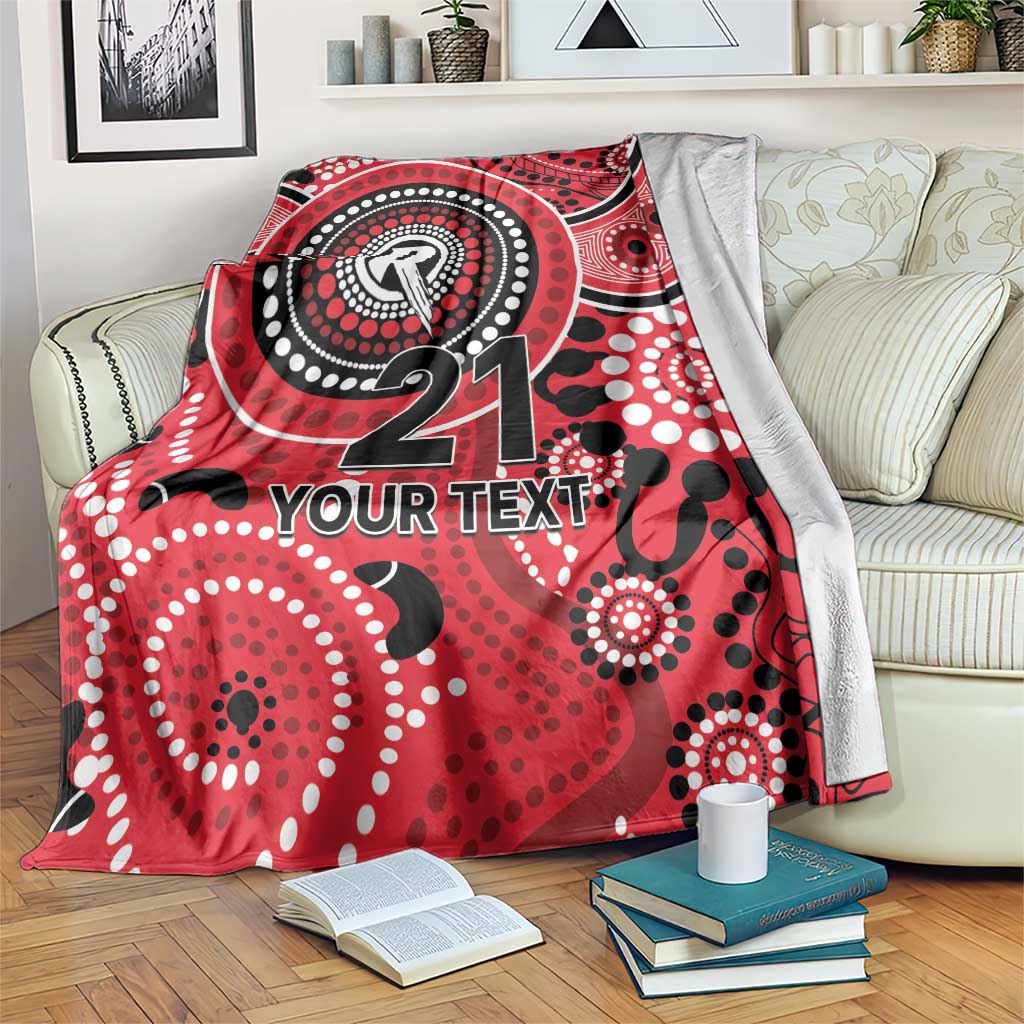 Renegades Cricket Custom Blanket Australian Aboriginal