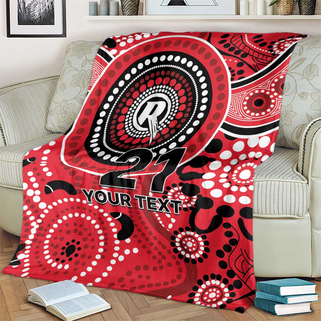 Renegades Cricket Custom Blanket Australian Aboriginal