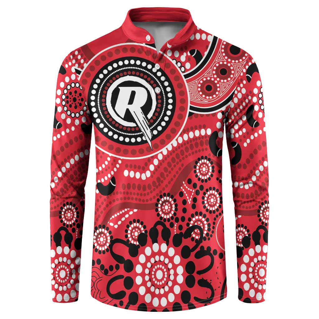 Renegades Cricket Custom Button Sweatshirt Australian Aboriginal