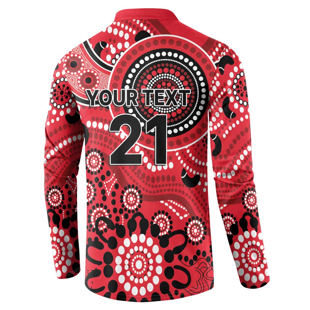 Renegades Cricket Custom Button Sweatshirt Australian Aboriginal