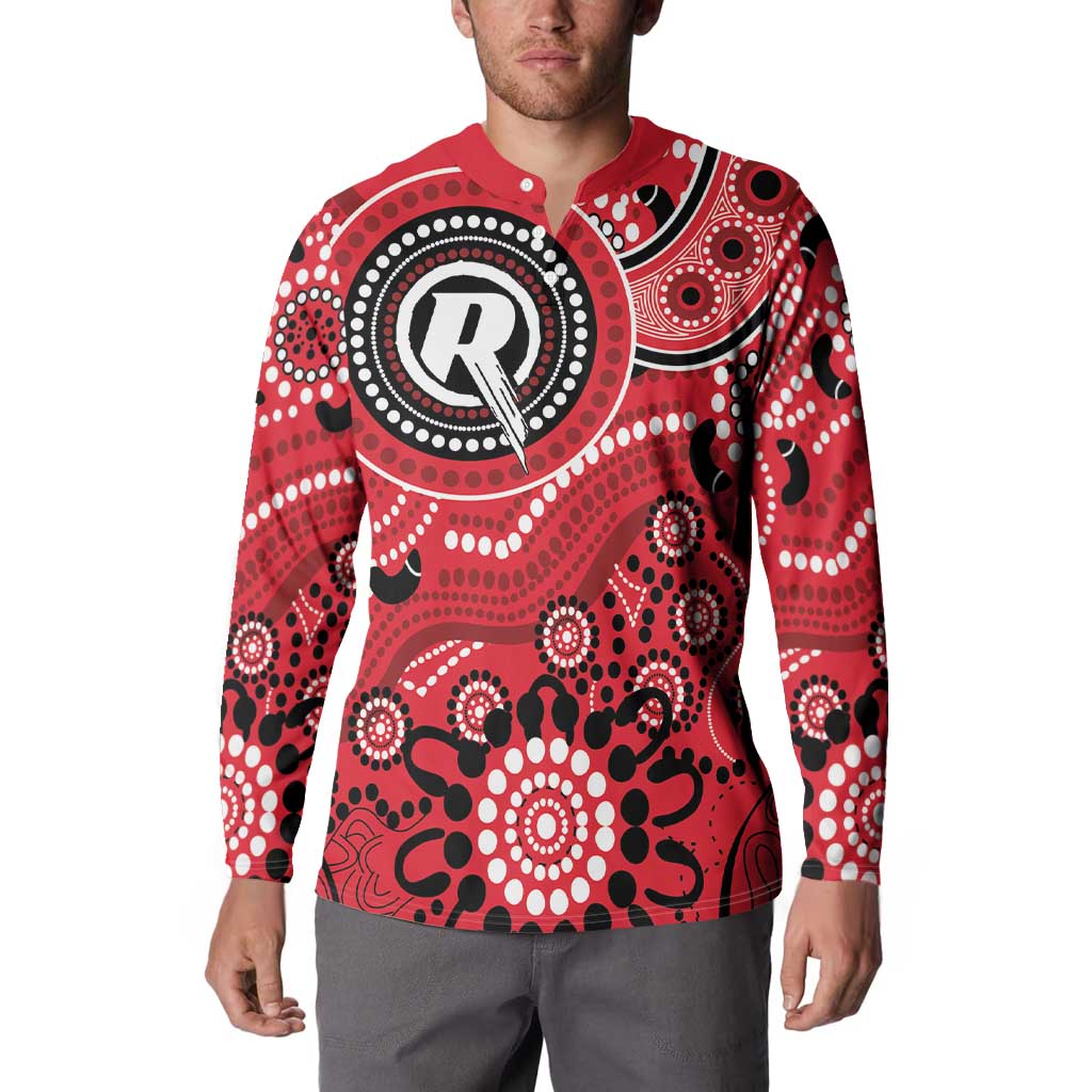 Renegades Cricket Custom Button Sweatshirt Australian Aboriginal