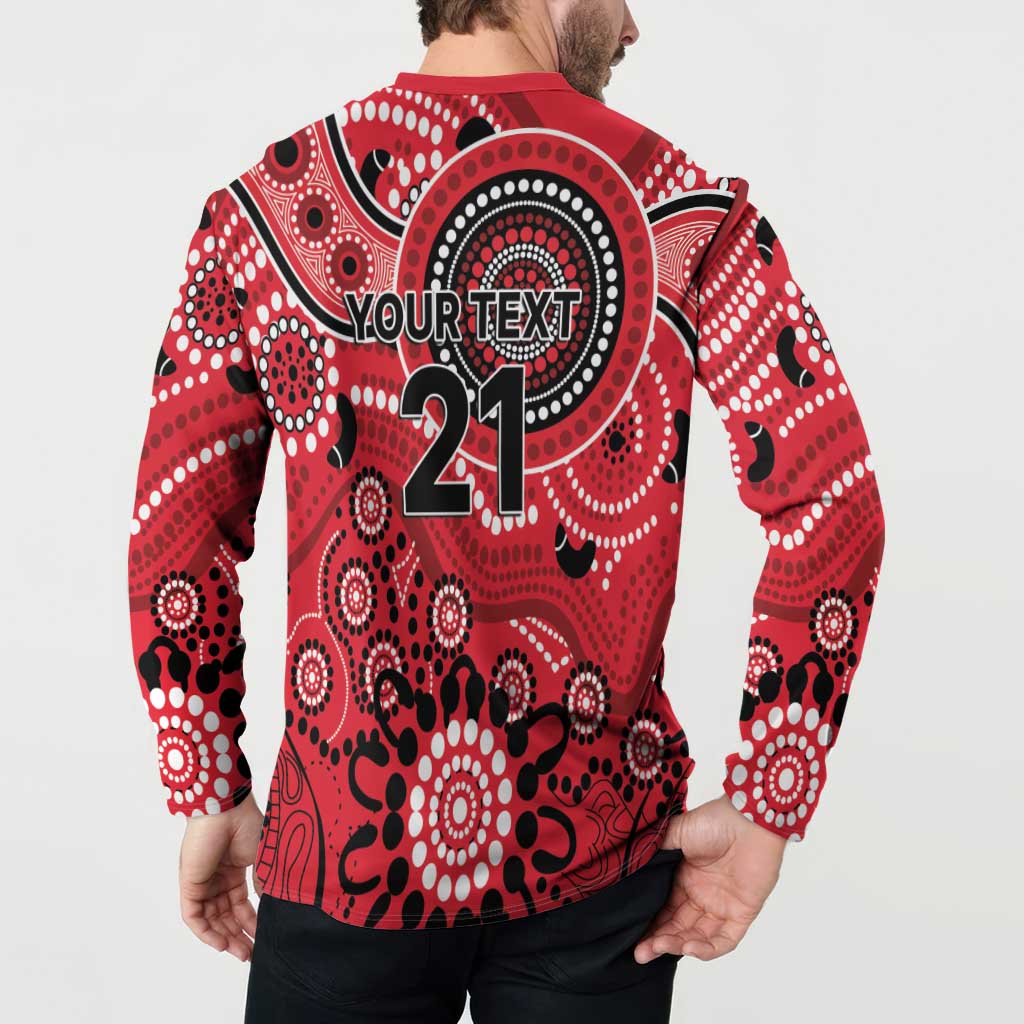 Renegades Cricket Custom Button Sweatshirt Australian Aboriginal