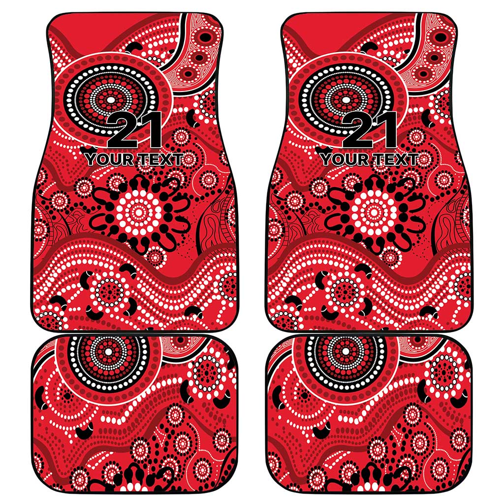 Renegades Cricket Custom Car Mats Australian Aboriginal